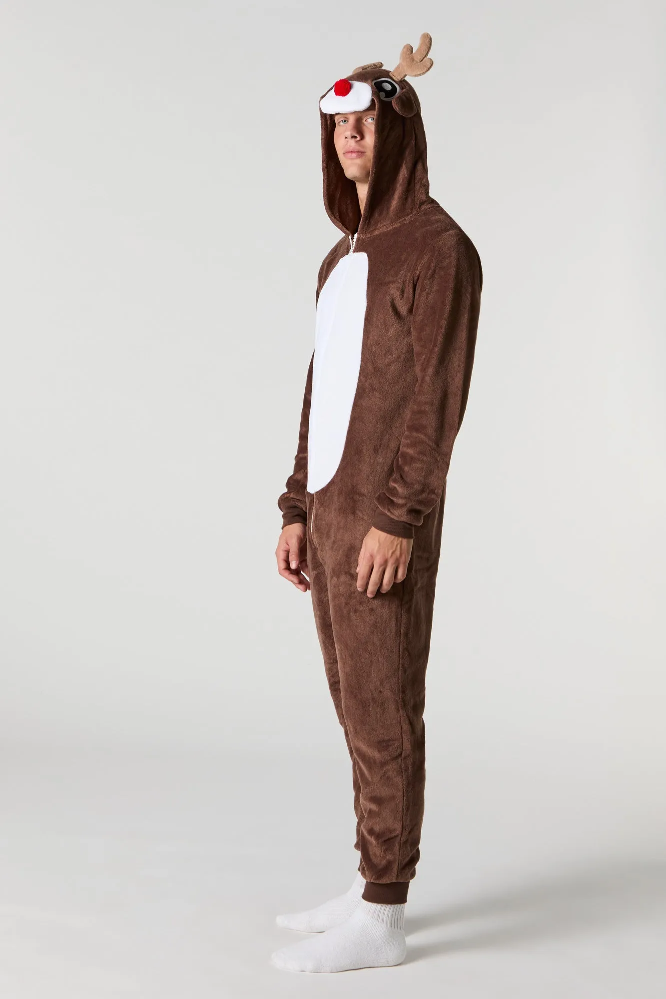 3D Rudolph Plush Onesie
