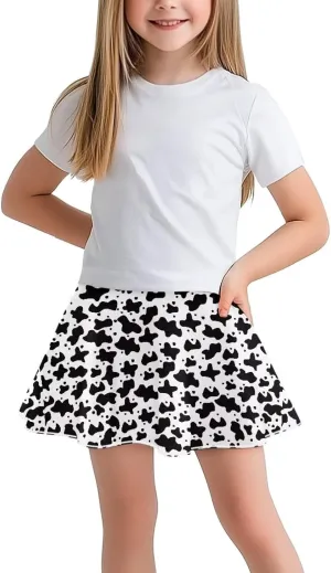 Athletic Skort with Pocket for Girls 5-14 Lightweight Breathable Flowy Skirt Built in Shorts