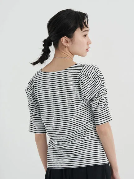 Bee Shoulder Stripe Tops