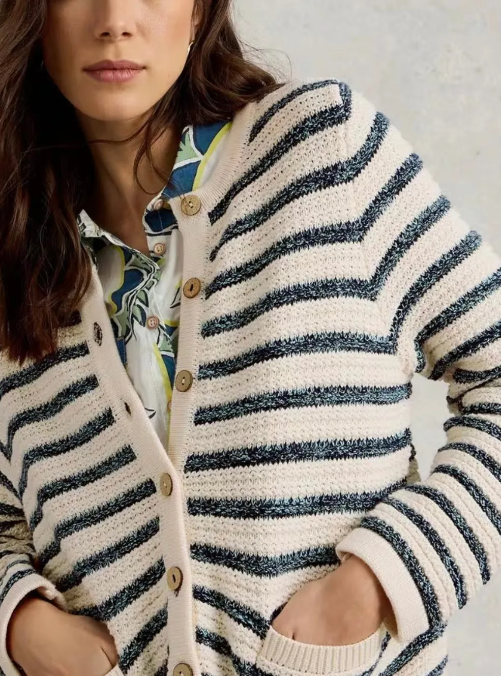 Belle Cardigan Blue