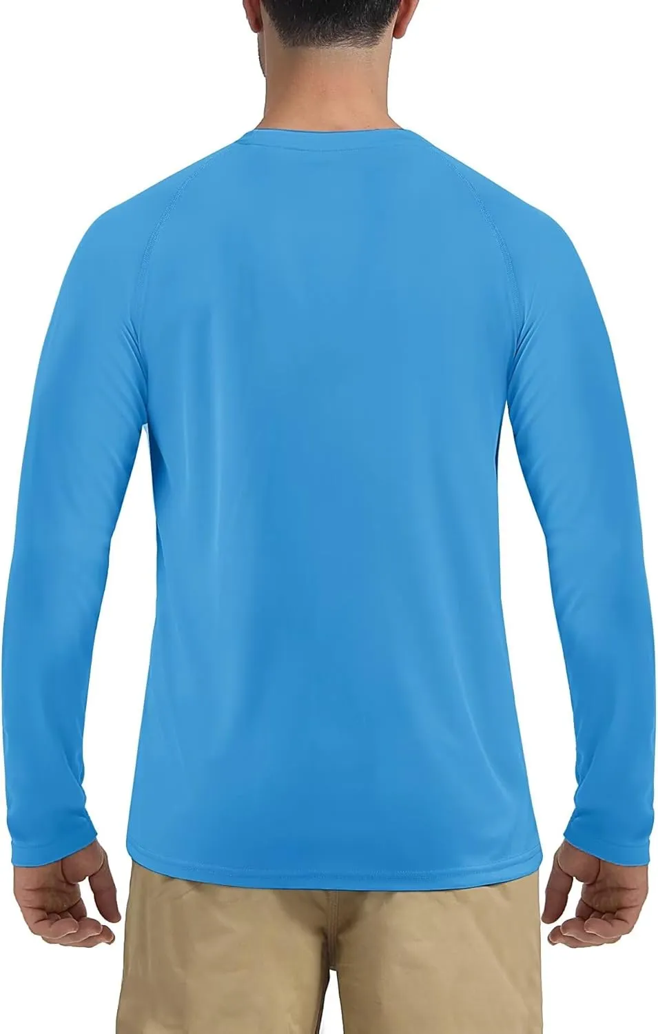 Boladeci Men's UPF 50  Sun Protection UV SPF Shirts Long Sleeve Lightweight Quick Dry Swim T-Shirts Rash Guard