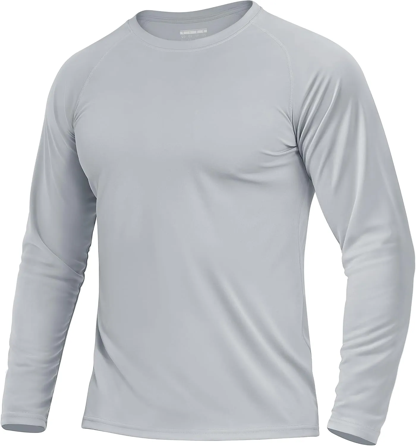 Boladeci Men's UPF 50  Sun Protection UV SPF Shirts Long Sleeve Lightweight Quick Dry Swim T-Shirts Rash Guard