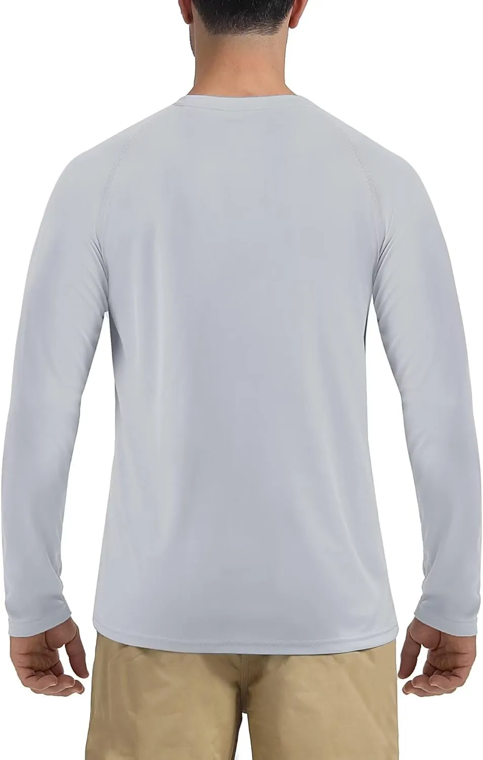 Boladeci Men's UPF 50  Sun Protection UV SPF Shirts Long Sleeve Lightweight Quick Dry Swim T-Shirts Rash Guard