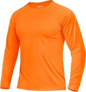 Boladeci Men's UPF 50  Sun Protection UV SPF Shirts Long Sleeve Lightweight Quick Dry Swim T-Shirts Rash Guard