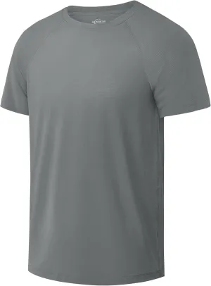 Boys UPF 50  Mesh Athletic Quick Dry T-Shirts Moisture Wicking Active Short Sleeve Mesh Shirts Tops for Boys