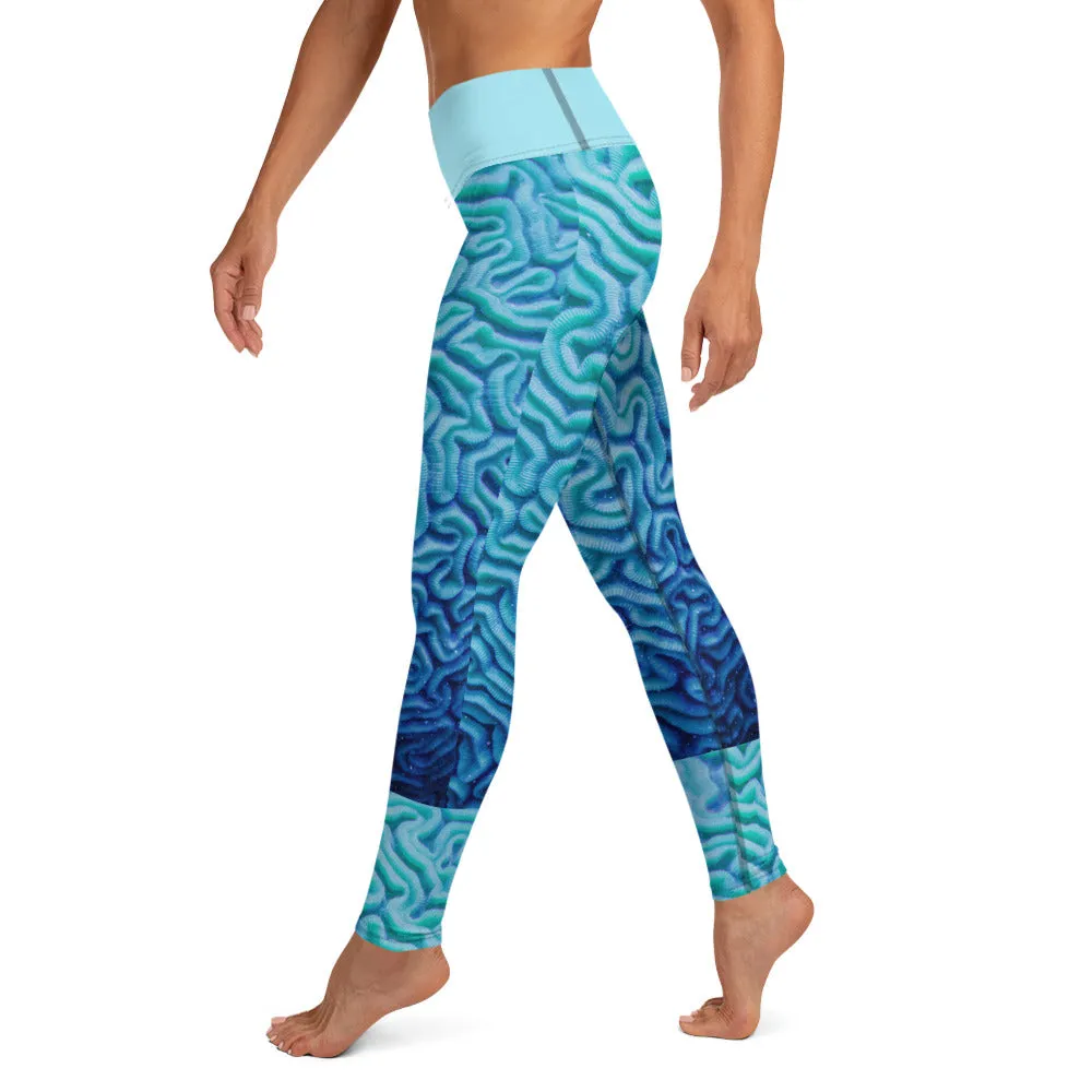 Brain Coral - Sports -  Underwater  Leggings