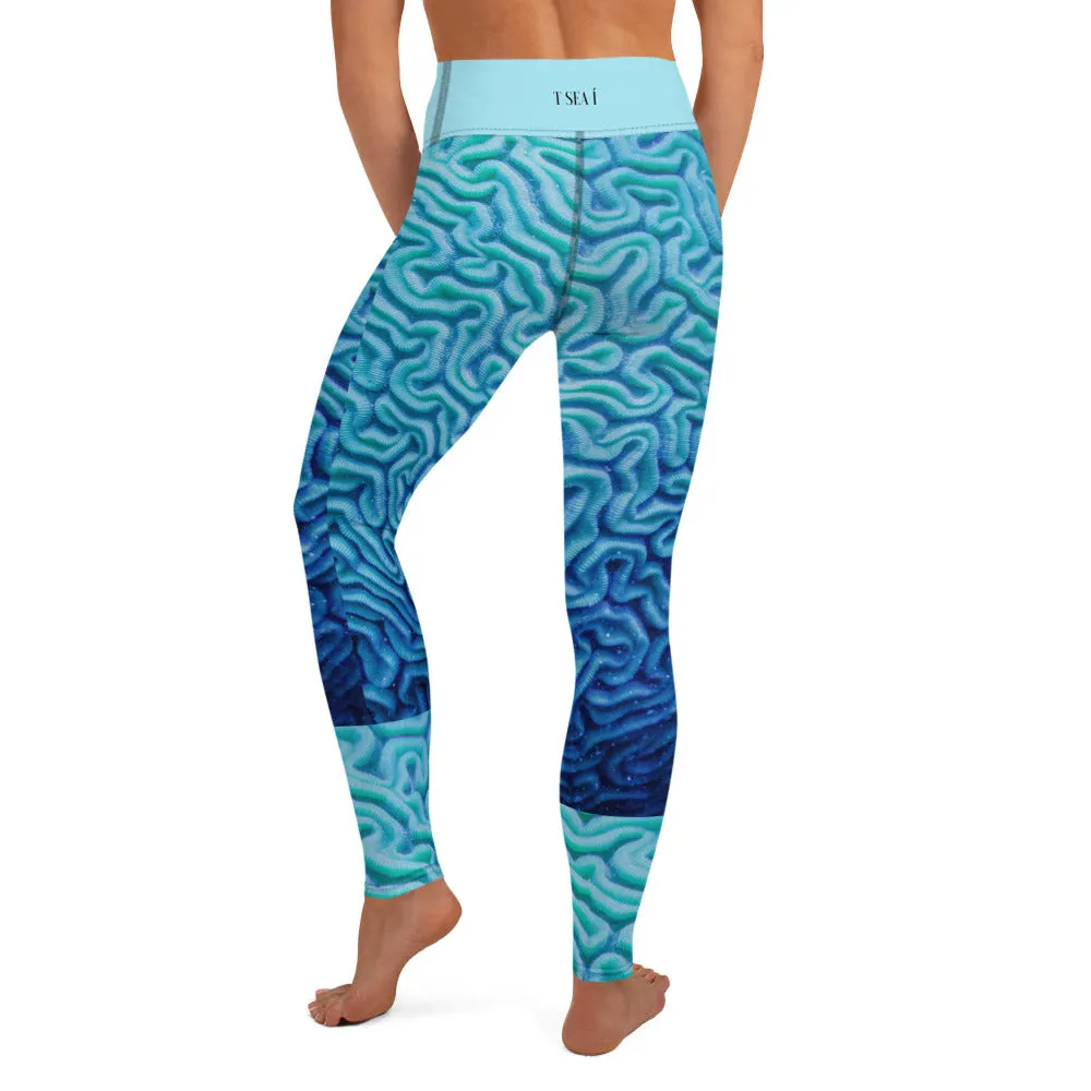 Brain Coral - Sports -  Underwater  Leggings