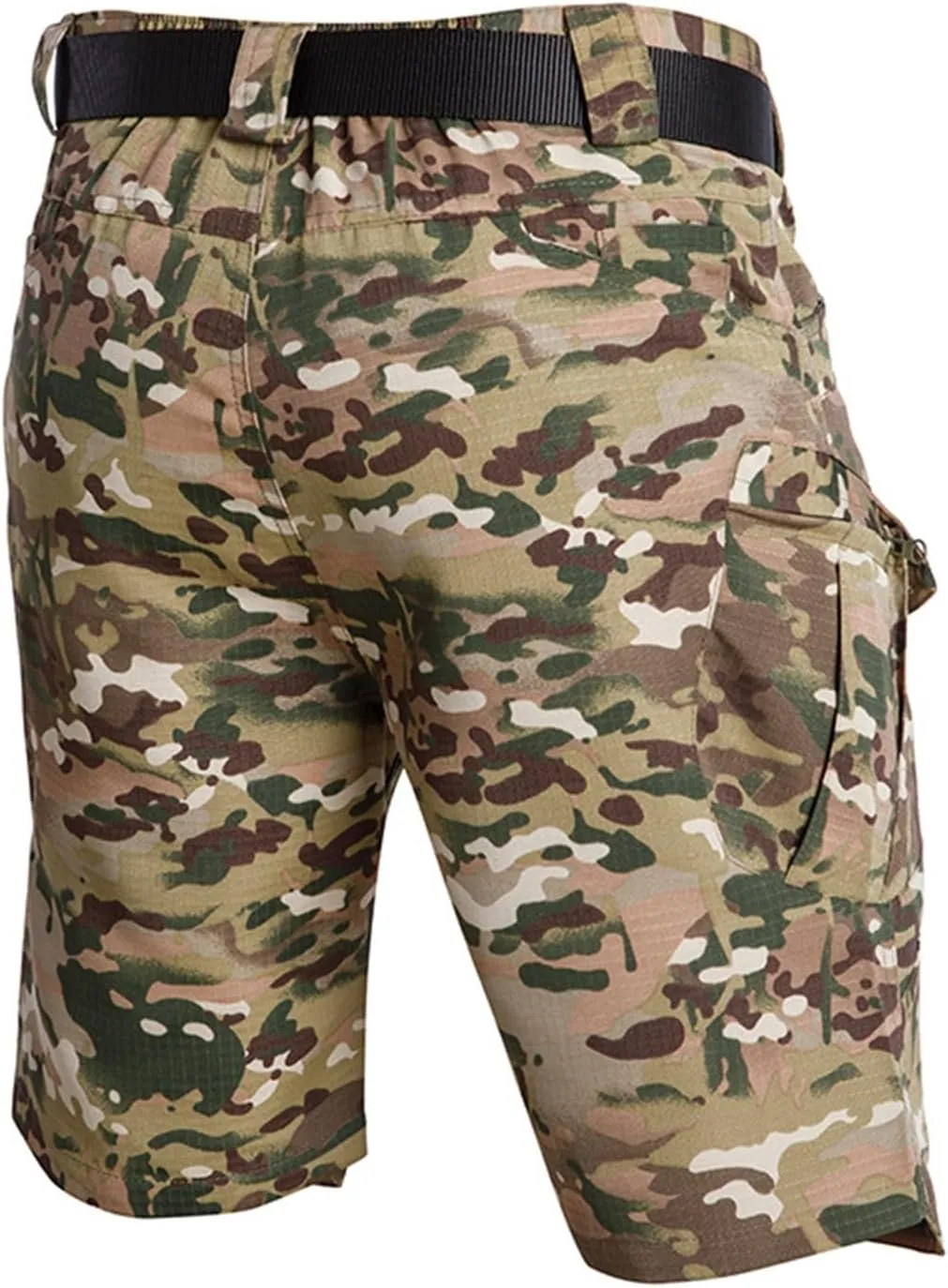 Cargo Shorts for Men Stretch Waterproof Quick Dry Tactical Shorts Breathable Athletic Hiking Pants with Pockets