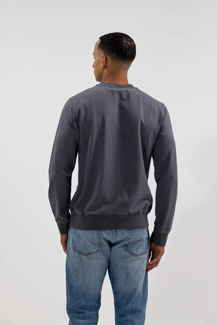 Crew Neck Sweatshirt (Asphalt)
