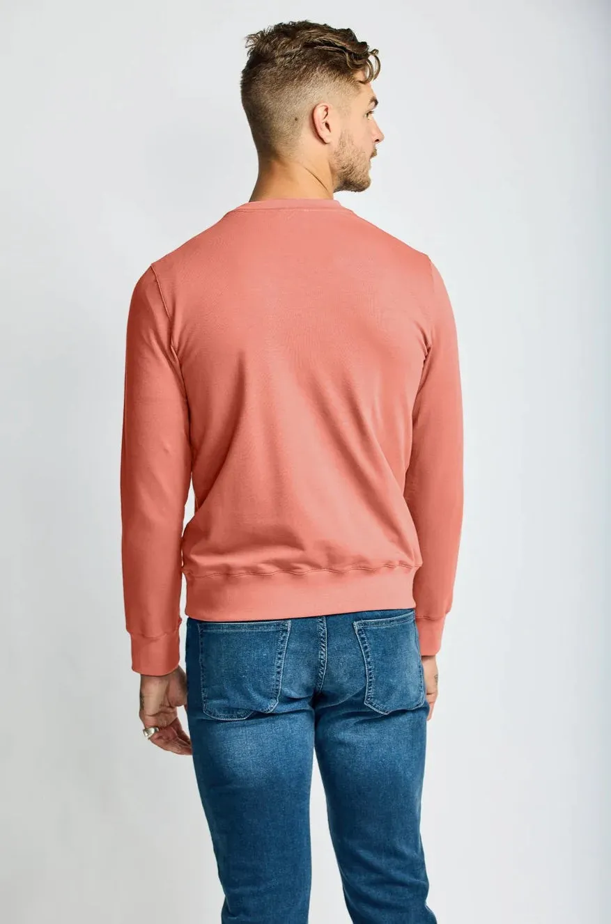 Crew Neck Sweatshirt (Salmon)