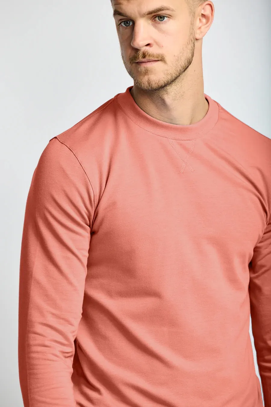 Crew Neck Sweatshirt (Salmon)