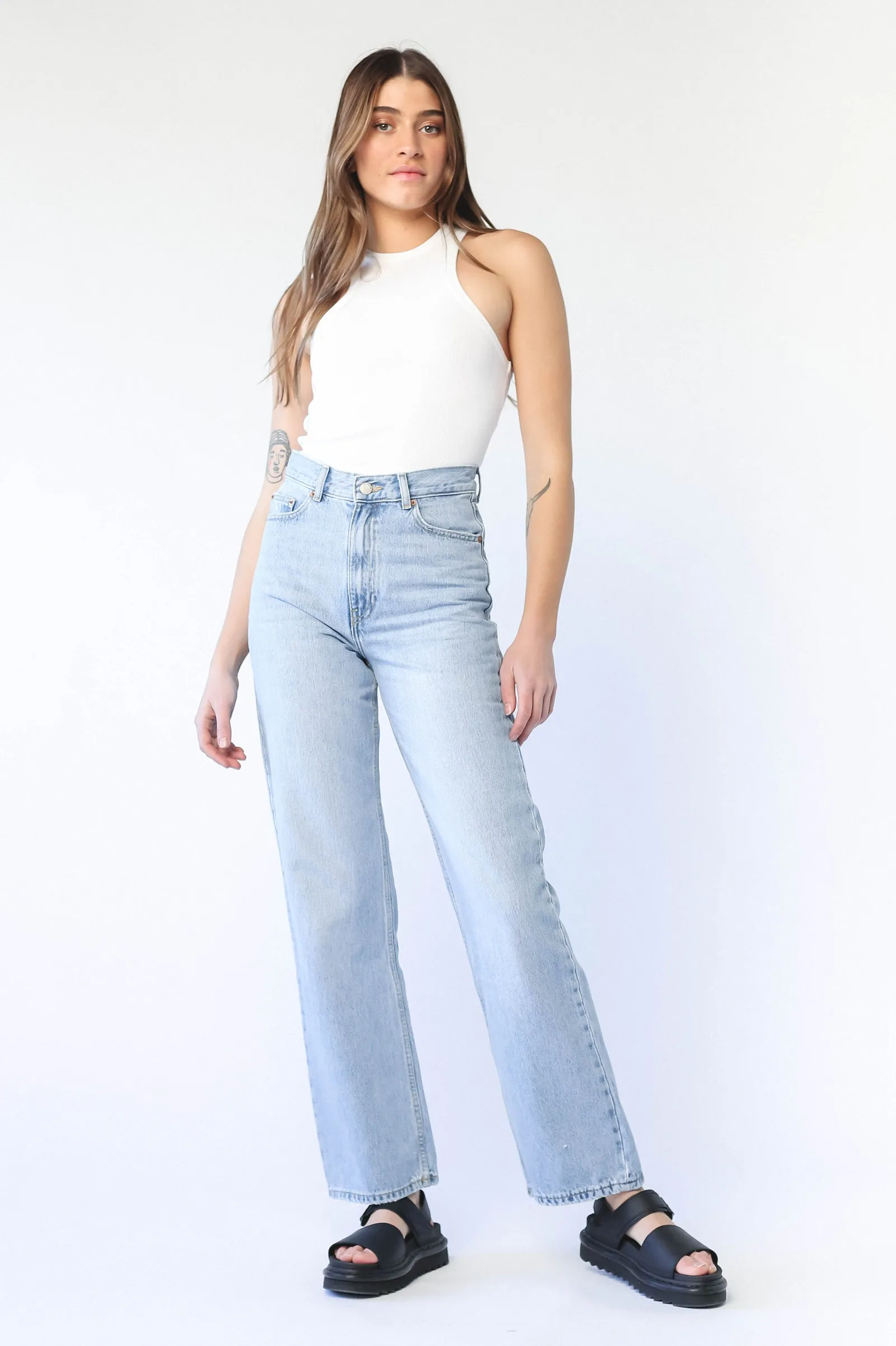 Echo Straight Jeans - Destiny Blue