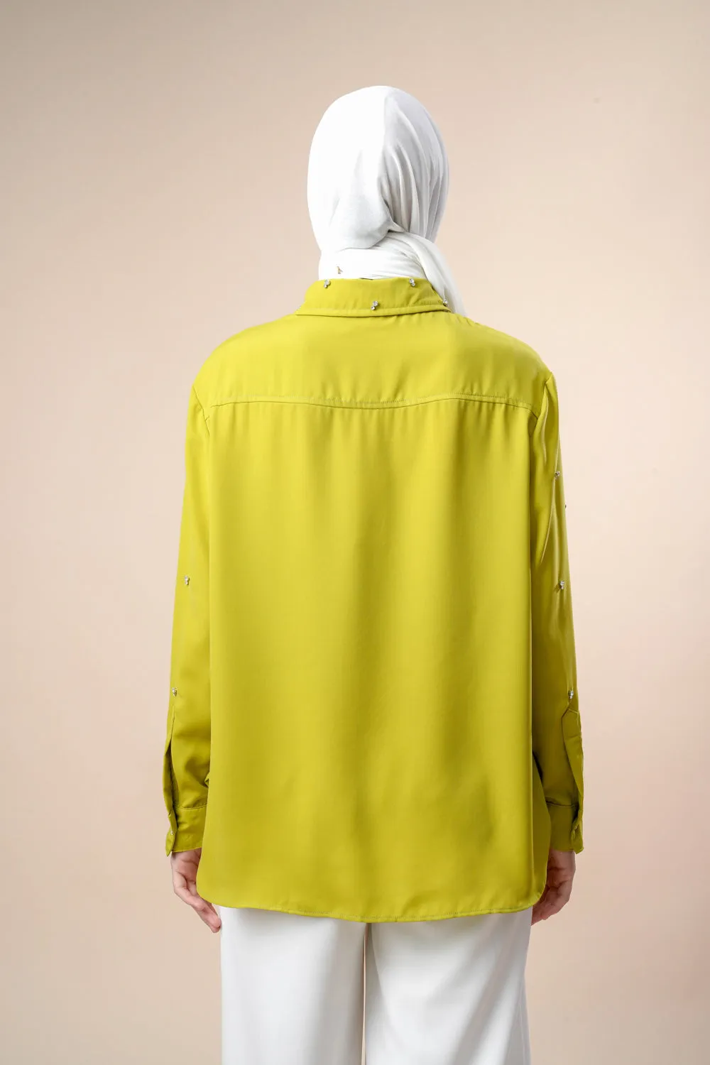 Electra Blouse Chartreuse