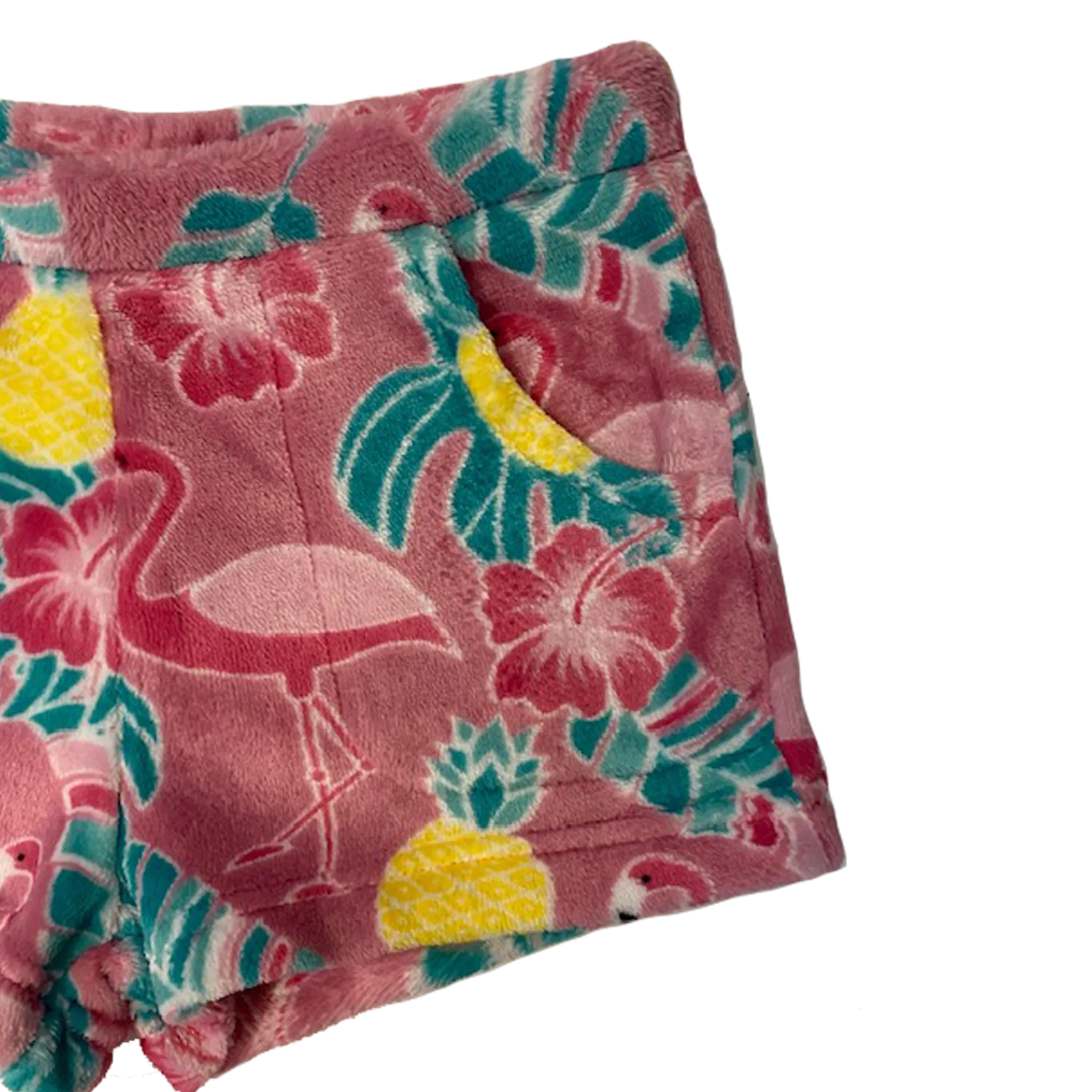 Flamingo Fleece Shorts
