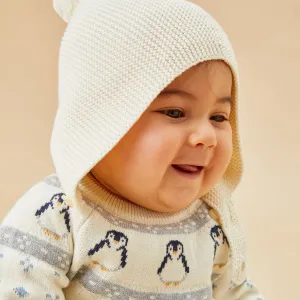 Knitted Bonnet & Booties