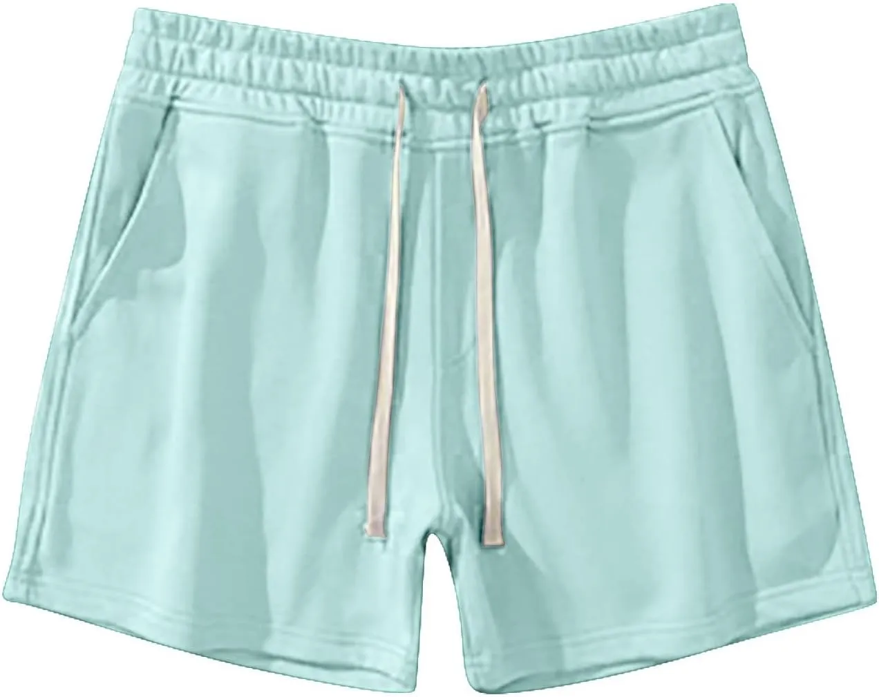 Mens Work Shorts Slim-Fit Elastic Beach Shorts Gym Basketball Lightweight Classic Regular Comfort Activewear Pants