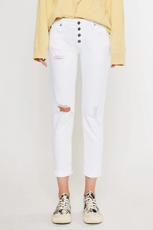 Mid Rise Girlfriend Fit Jeans  *Online Only*