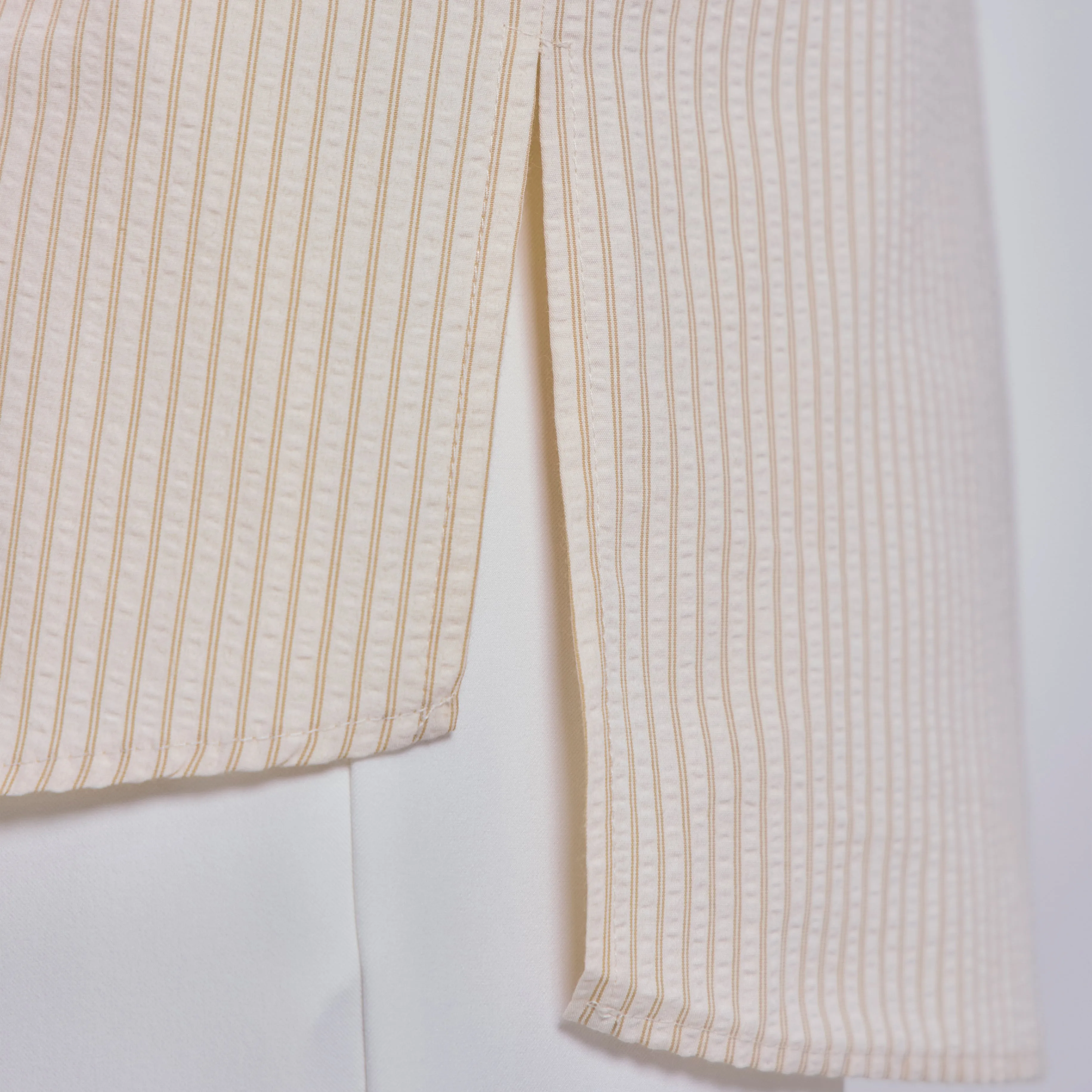 Oversize Blouse - Yellow Stripe