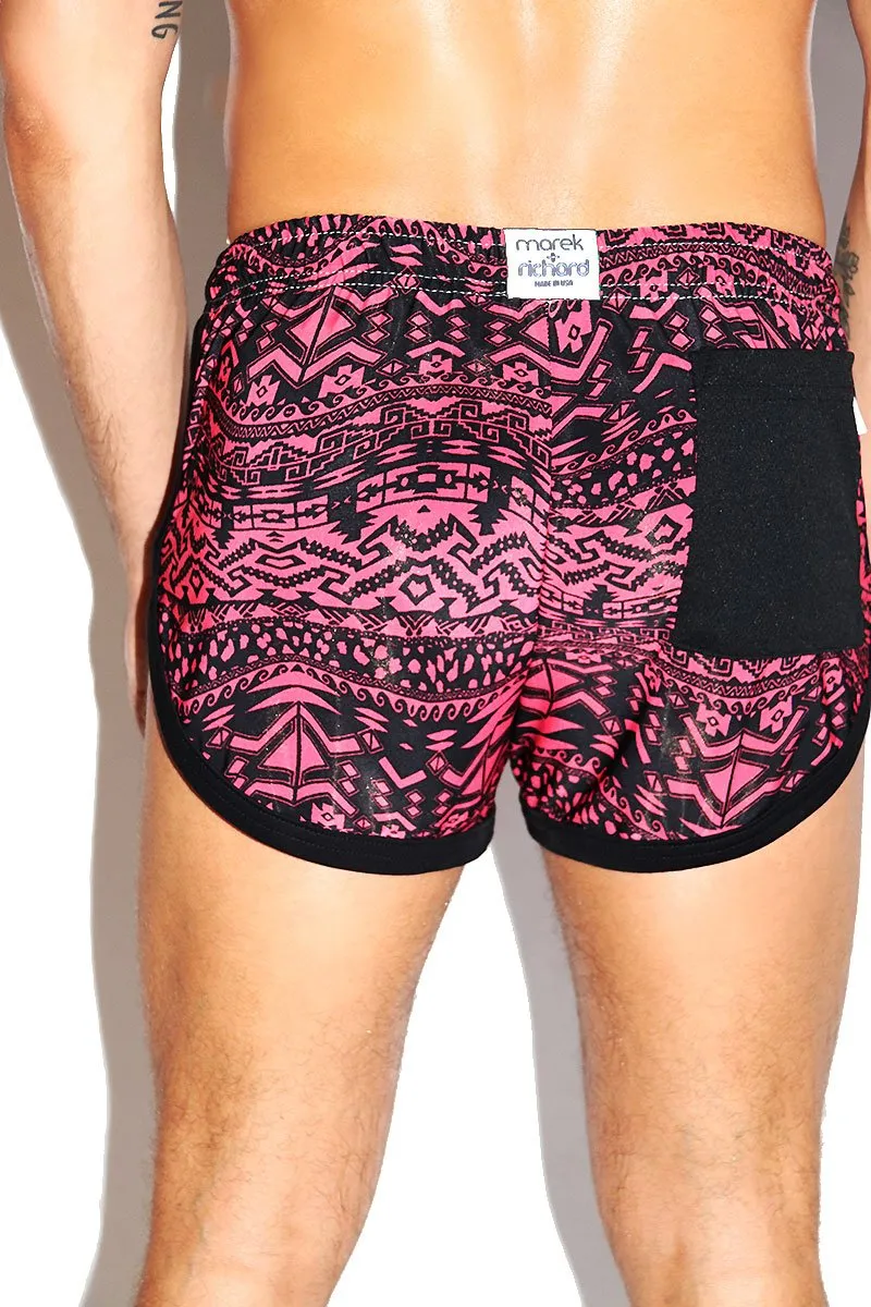 Red Rocks Running Shorts-Red