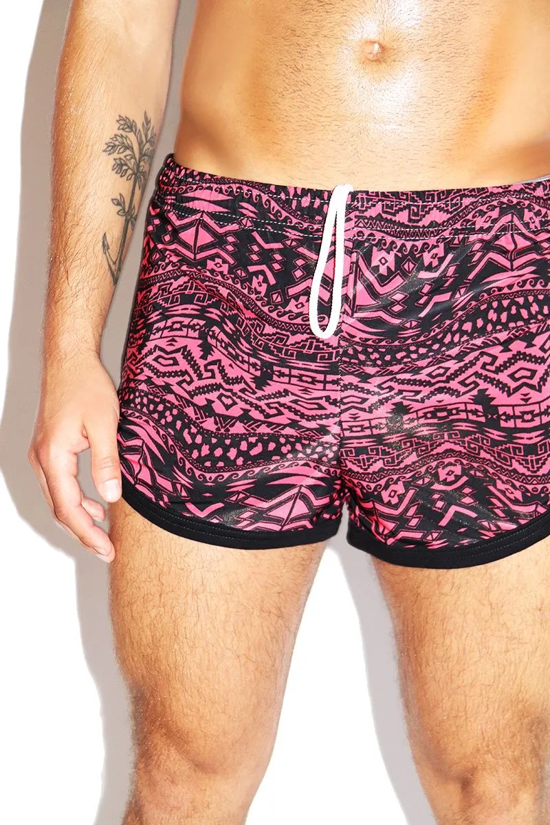 Red Rocks Running Shorts-Red