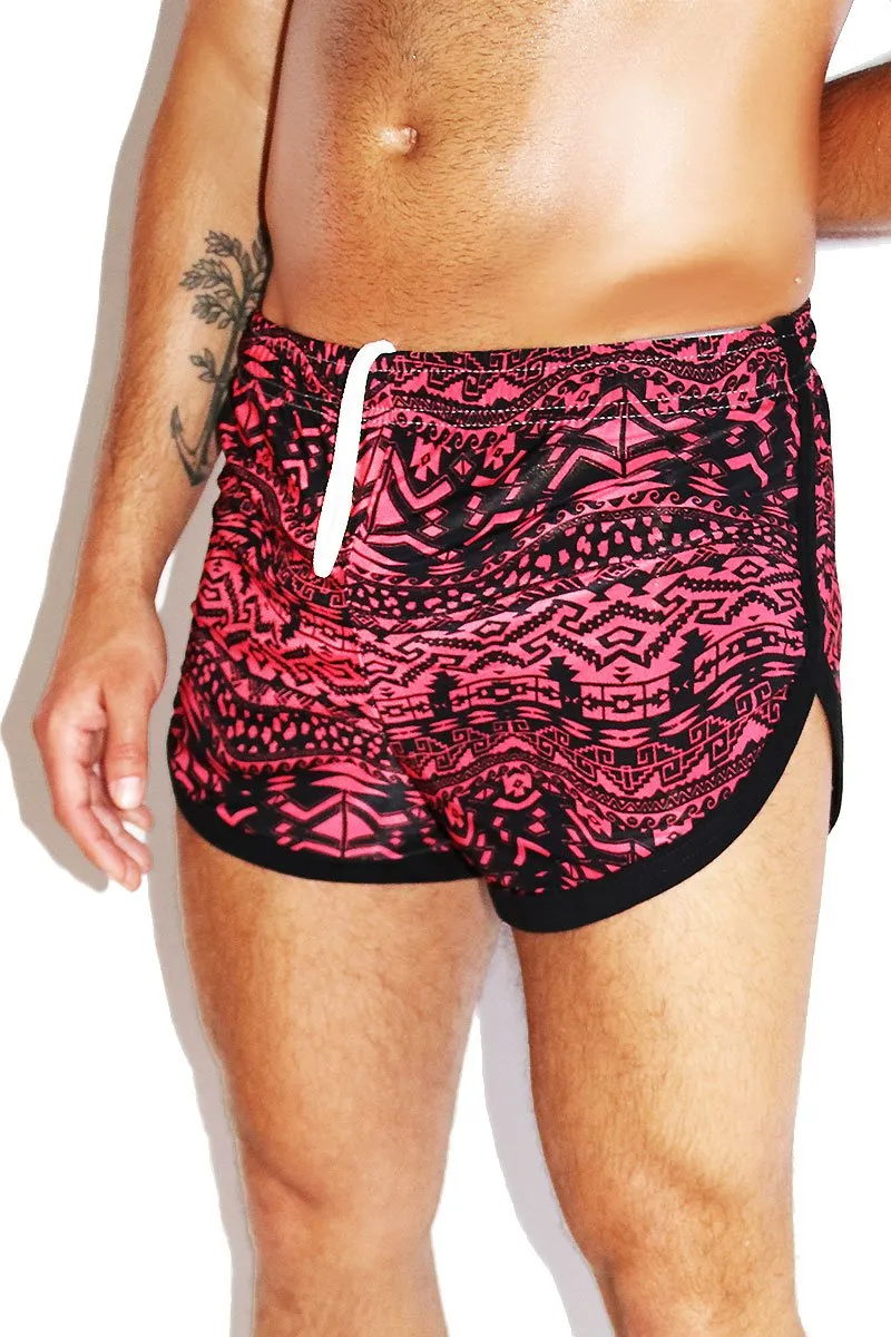 Red Rocks Running Shorts-Red
