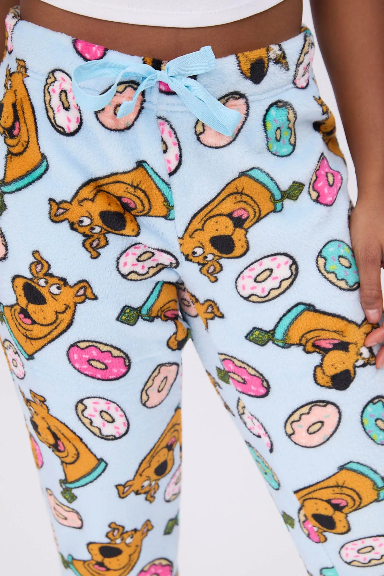 Scooby-Doo Printed Plush Pajama Pants