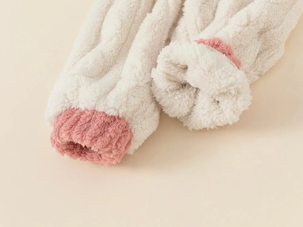 Strawberry Winter Plush Loungewear Set