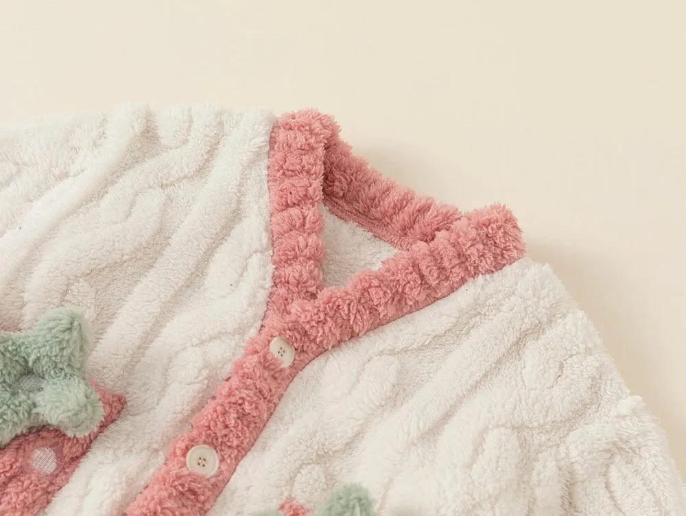 Strawberry Winter Plush Loungewear Set