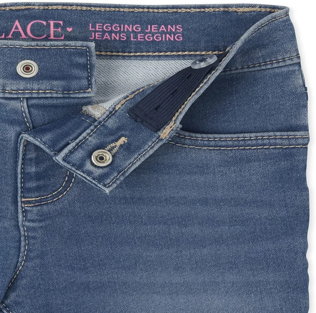 The Children's Place Girls' Stretch Denim Legging Jeans