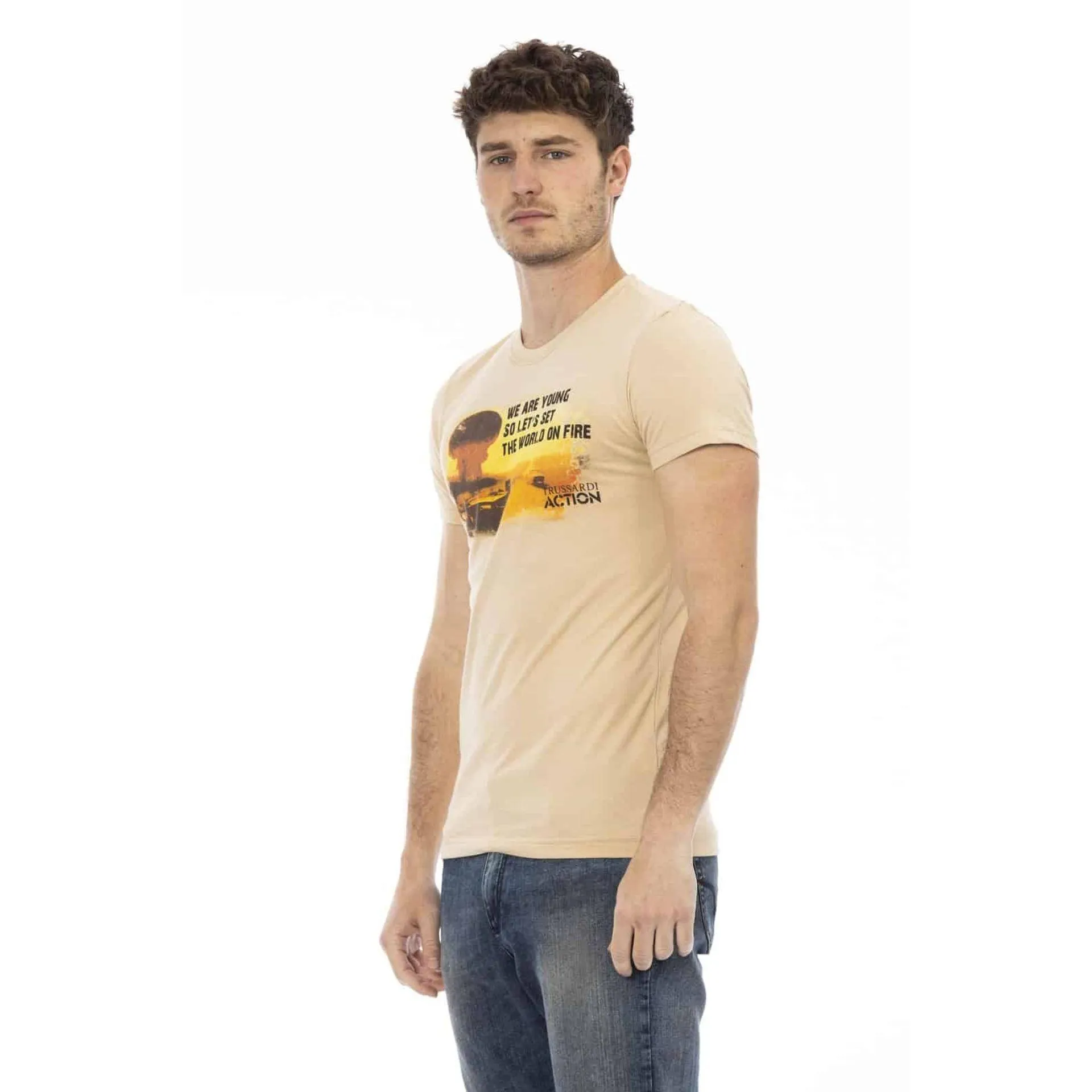 Trussardi Action Men T-shirts - Brown Brand T-shirts