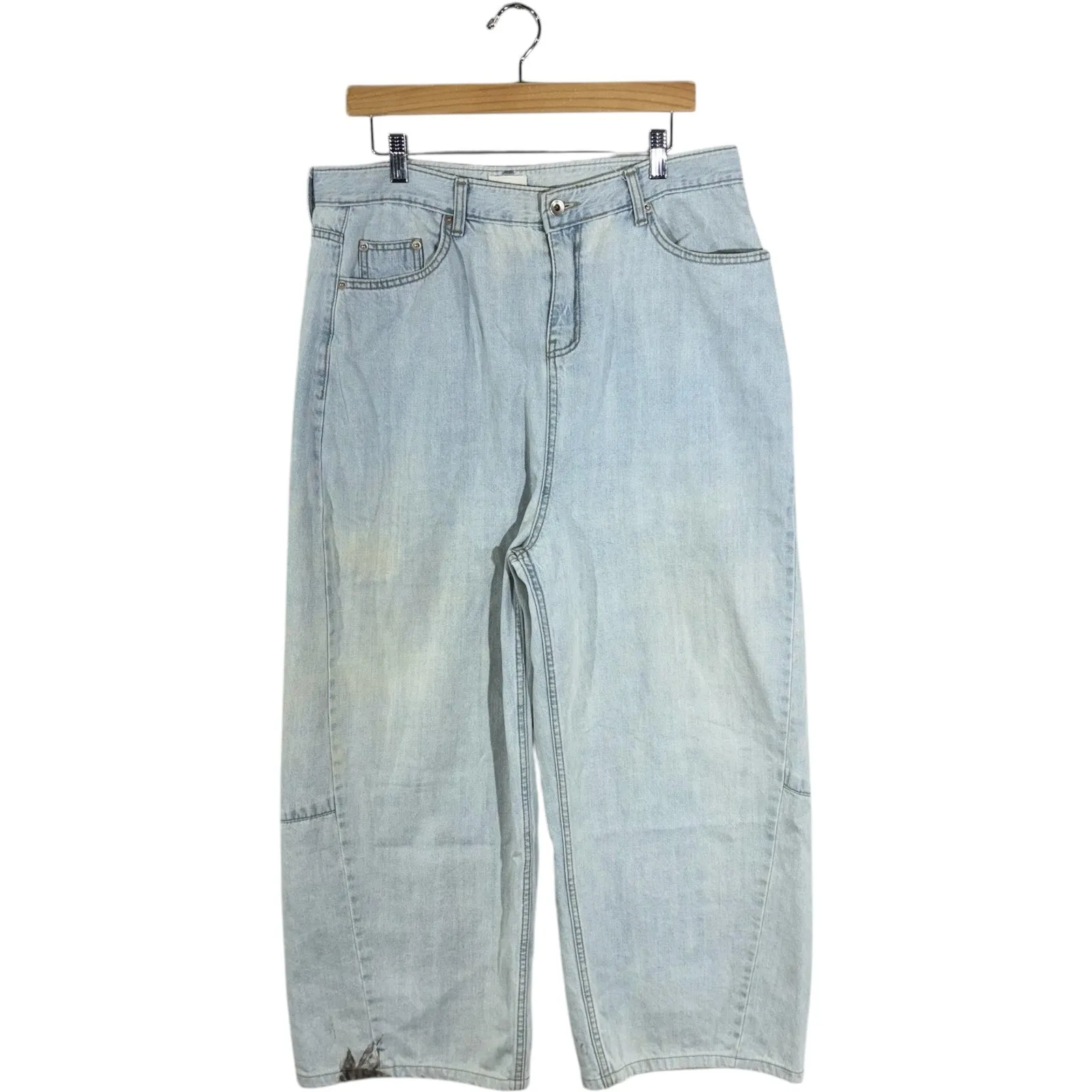 Vintage Promenade Straight Leg Denim Jeans 35x25