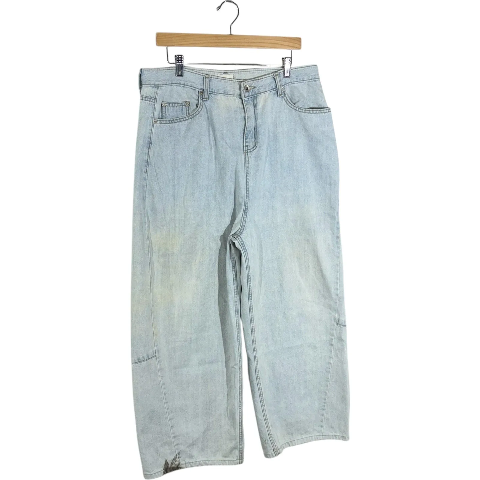 Vintage Promenade Straight Leg Denim Jeans 35x25