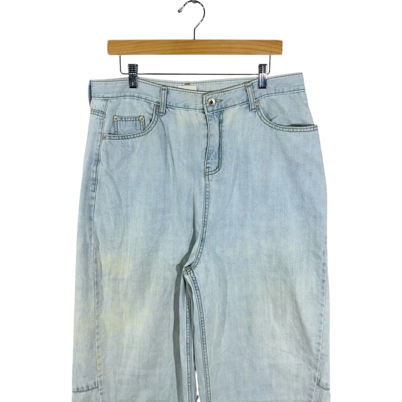 Vintage Promenade Straight Leg Denim Jeans 35x25