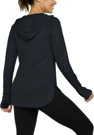 Women's Sun Protection Shirt UPF 50  Long Sleeve Hoodie UV SPF T-Shirts Rash Guard Hiking Quick Dry Lightweight