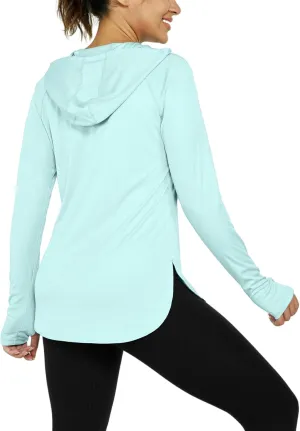 Women's Sun Protection Shirt UPF 50  Long Sleeve Hoodie UV SPF T-Shirts Rash Guard Hiking Quick Dry Lightweight